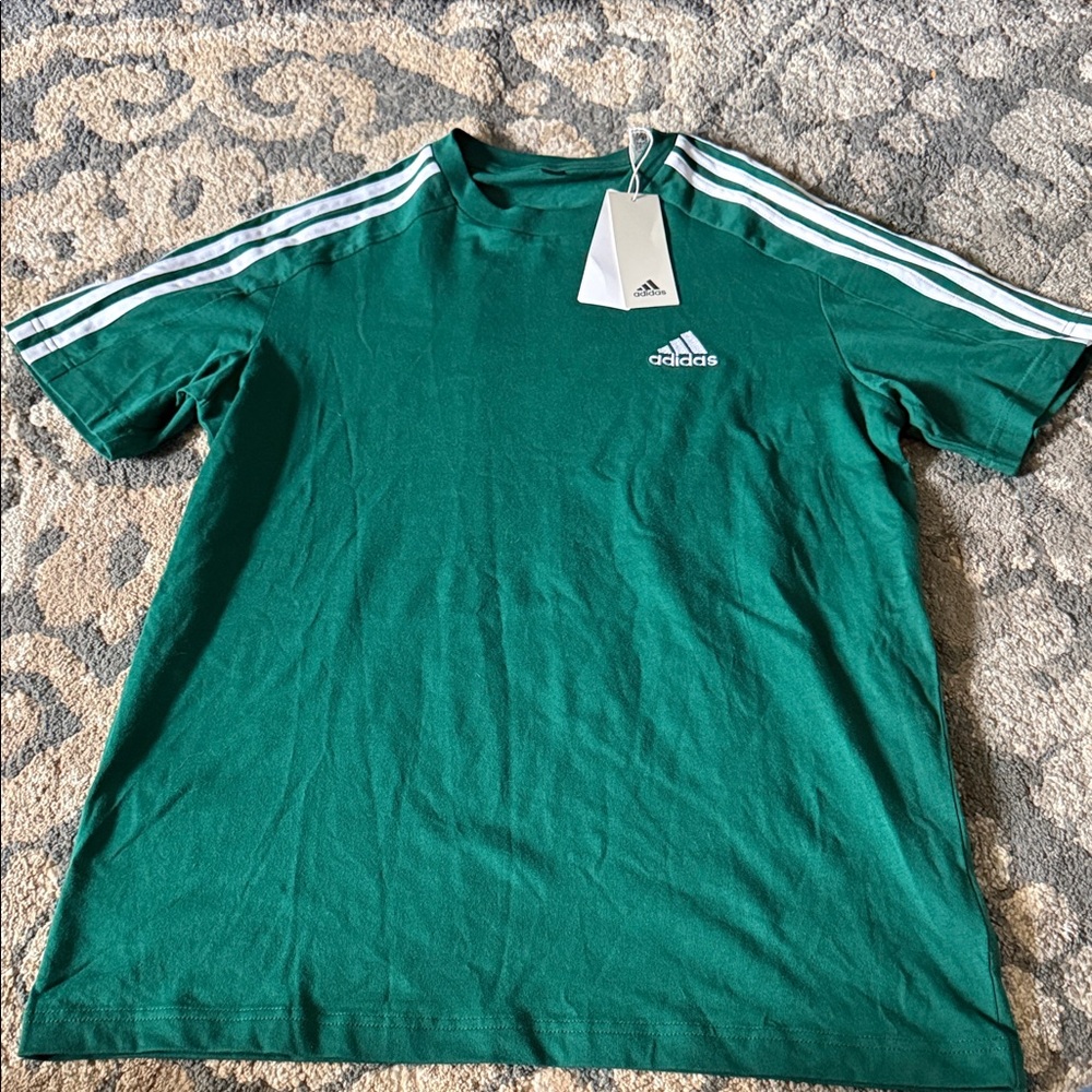 Adidas Men's Short Sleeve Tee in Green